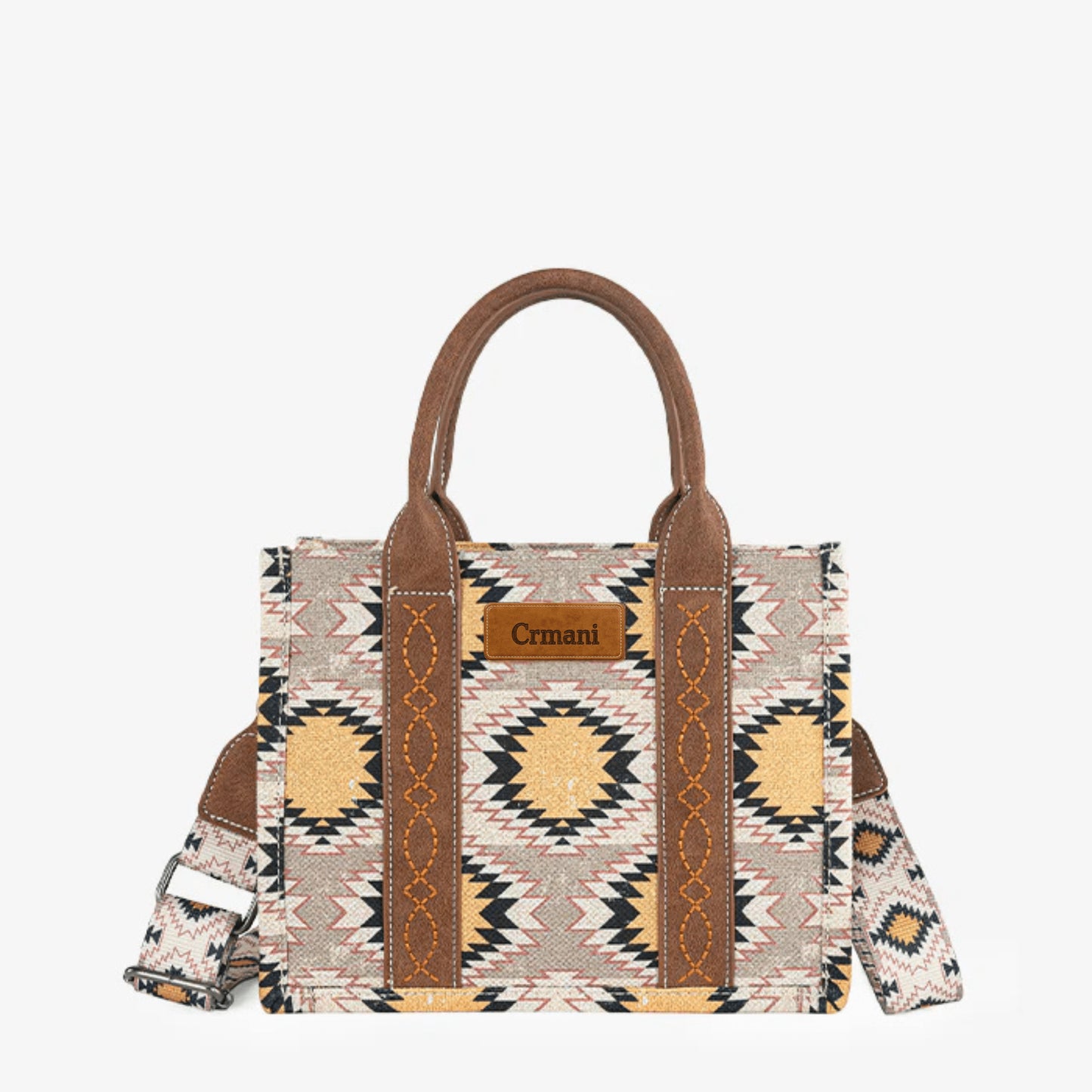 "Crmani Nomad Elegance Tote – The Art of Color - Crmani"