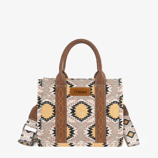 "Crmani Nomad Elegance Tote – The Art of Color - Crmani"