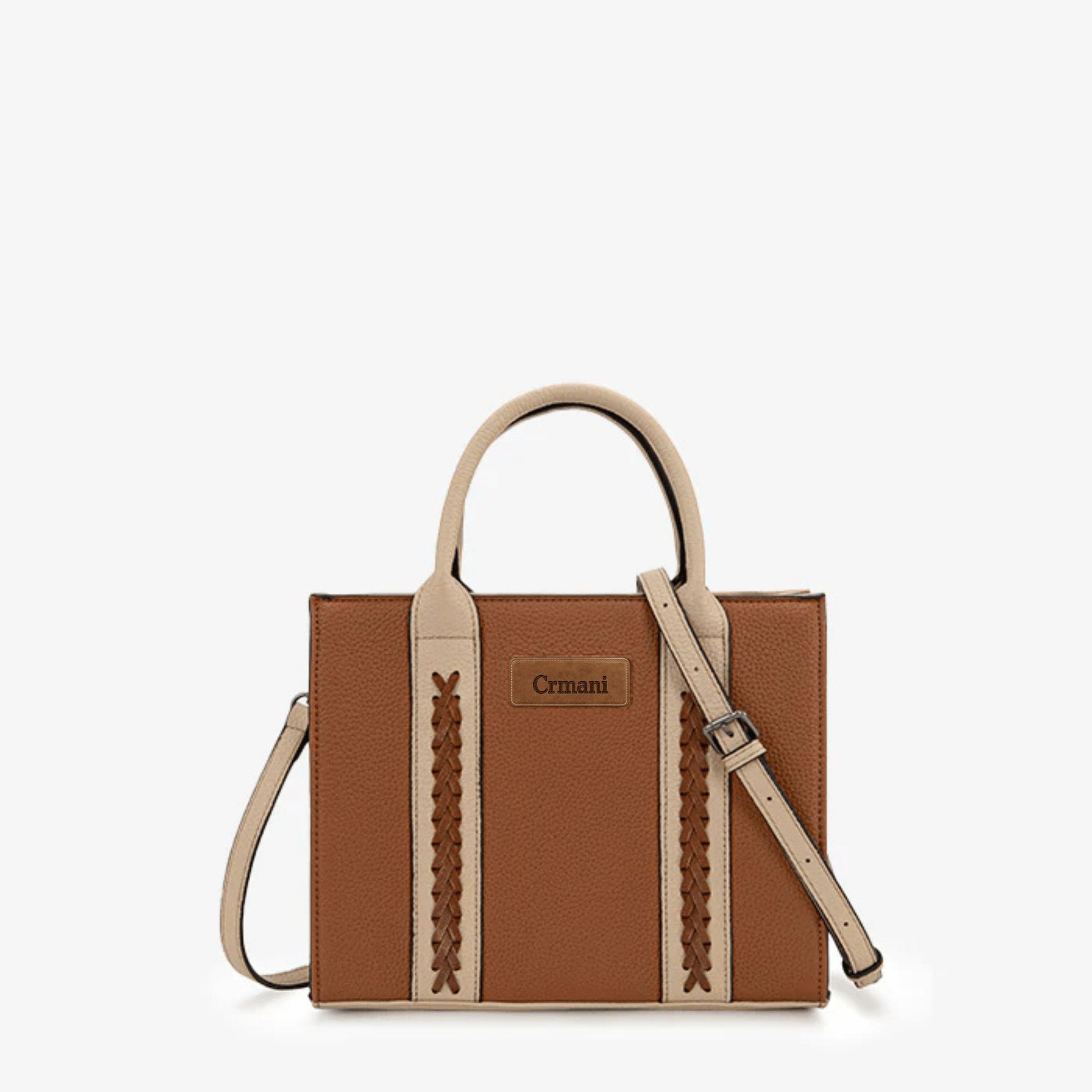 "Crmani Whipstitch Crossbody Tote Bag - Crmani"