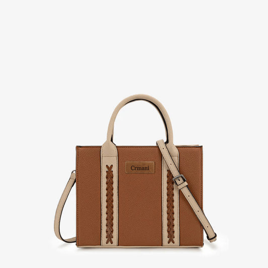 "Crmani Whipstitch Crossbody Tote Bag - Crmani"